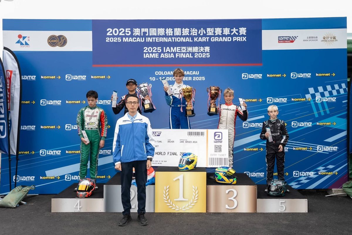 IAME Asia Final 2025 Winner – Macau Grand Prix